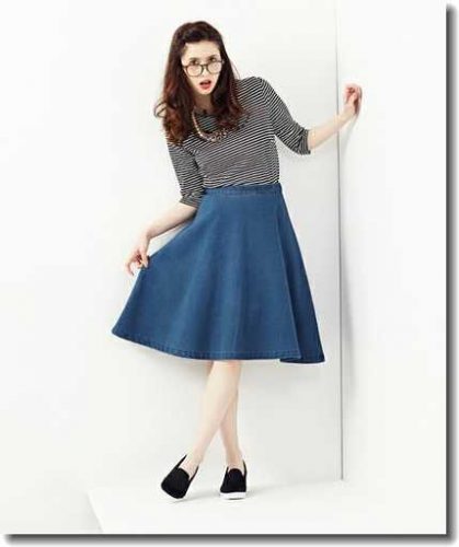 Aラインスカートの意味とは?服装の合わせ方も紹介!画像あり