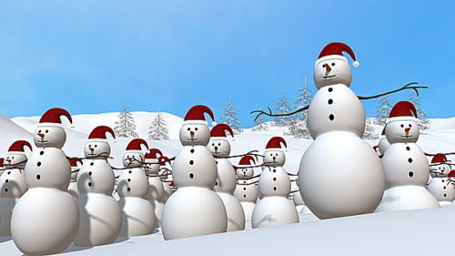 雪だるまの作り方!目や手や顔などの全体の作り方の手順!